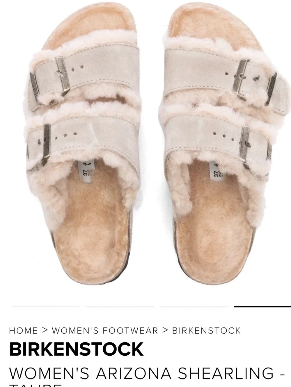 Birkenstock soft shearling